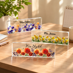 Custom-Name-&-Birth-Flower-For-Her,-Teacher,-Coworkers,-Boss,-Friends-Personalized-Name-Plate-1