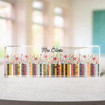 Custom-Name-&-Birth-Flower-For-Her,-Teacher,-Coworkers,Boss-Personalized-Name-Plate-2