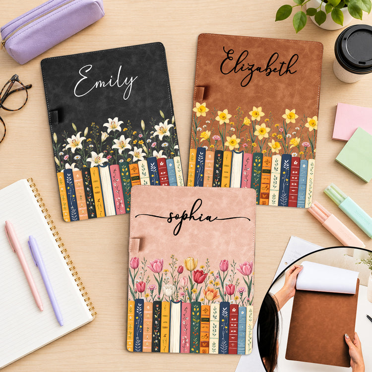Custom-Name-&-Birth-Flower-For-Teachers,-Coworkers,-Boss,-Friends-Personalized-Clipboard-1