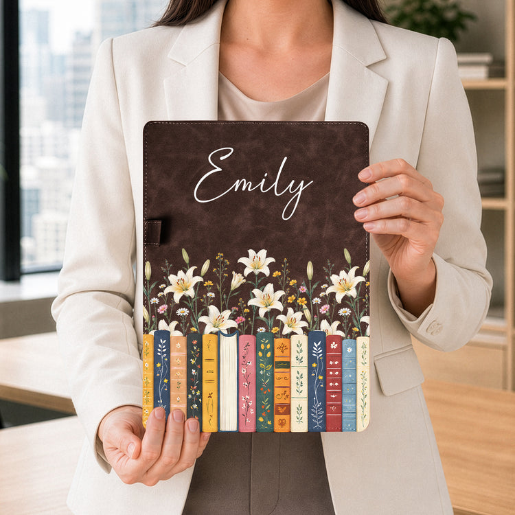 Custom-Name-&-Birth-Flower-For-Teachers,-Coworkers,-Boss,-Friends-Personalized-Clipboard-4