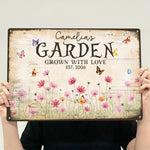 Custom-Name-&-Birth-Flower-Garden-Welcome-Sign-For-Her,-Mom,-Grandma-Personalized-Metal-Sign-3