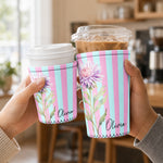 Custom-Name-&-Birth-Flower-Gift-For-Her-Friends-Coworkers-Personalized-Iced-Coffee-Sleeve-8