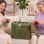 Custom-Name-&-Birth-Flower-Gift-For-Knitting-Lovers,-Crochet-Lovers,-Mom,-Grandma--Personalized-Knitting-Bag-3
