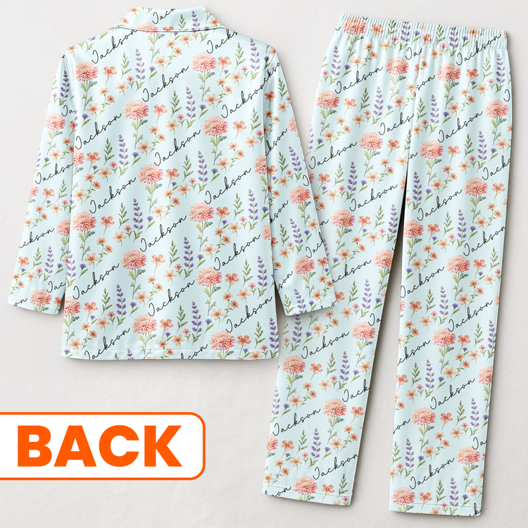 Custom-Name-&-Birth-Flower-Gifts-For-Her-Friends-Sisters-Daughters-Kids-Grandkids-Personalized-Pajamas-5