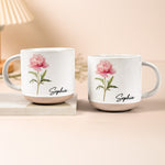 Custom-Name-&-Birth-Flower-Minimalism-Style-Watercolor-Gifts-For-Women-Personalized-Mug-2