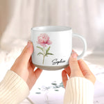 Custom-Name-&-Birth-Flower-Minimalism-Style-Watercolor-Gifts-For-Women-Personalized-Mug-5