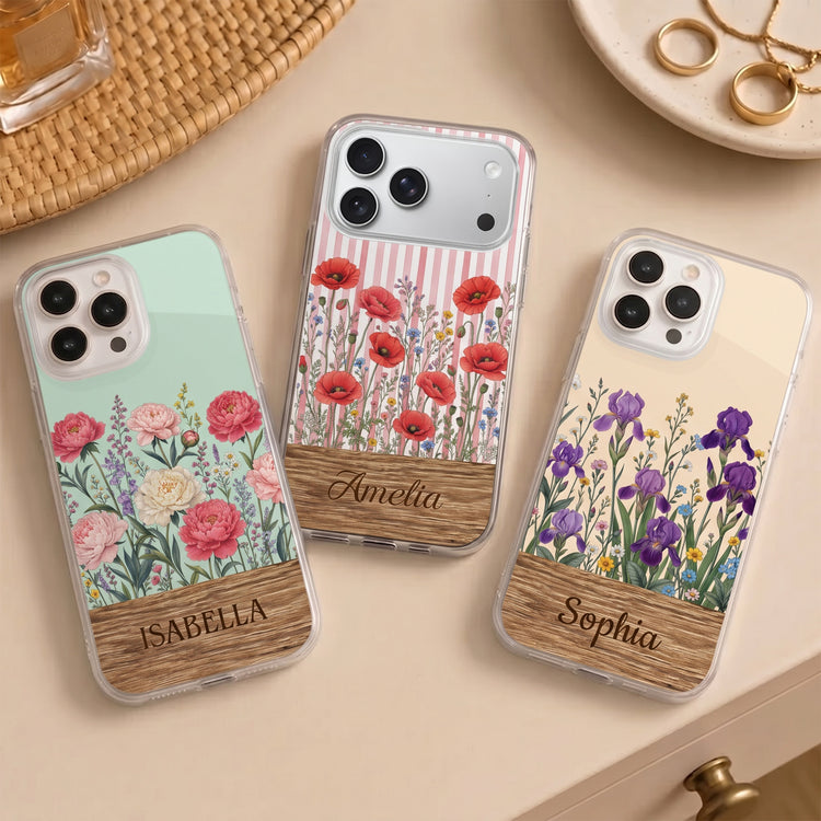 Custom-Name-&-Birth-Flower-New-Version-Gifts-For-Women-Personalized-Phone-Case-1