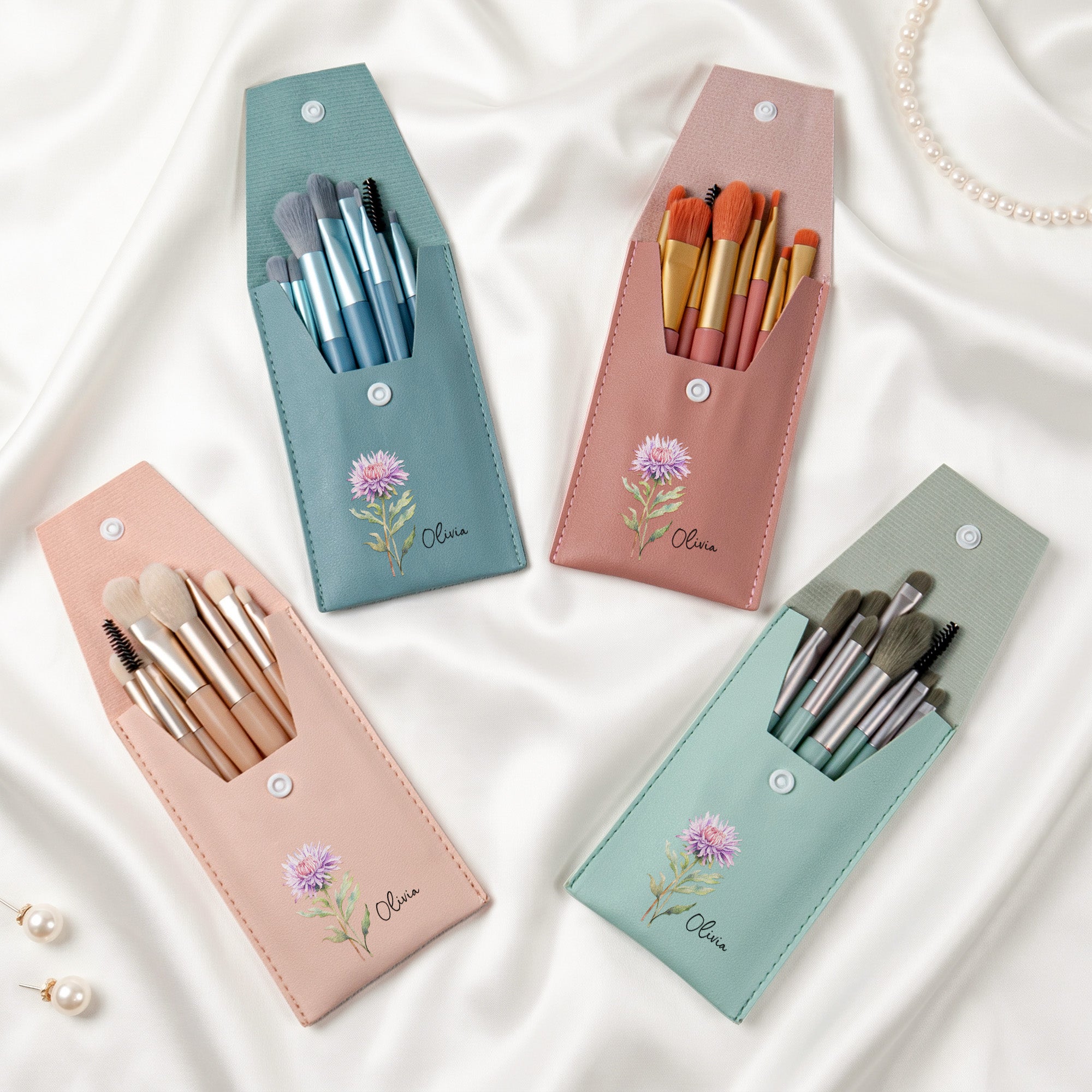 Custom-Name-&-Birth-Flower-Personalized-Makeup-Brush-Bag-2