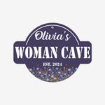 Custom-Name,-Birth-Flower-She-Shed,-Woman-Cave-Personalized-Metal-Sign-5