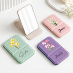 Custom-Name-&-Birth-Flower-Wedding-Gift-For-Bridesmaid-Gift-For-Friends-Sisters-Ver-2-Personalized-Mirror-2