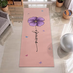 Custom-Name-Birth-Flower-Yoga-Mat,-Gift-For-Yoga-Lover-Personalized-Yoga-Mat