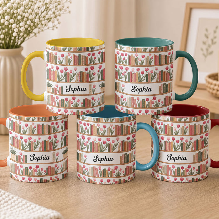 Custom-Name-&-Birth-Flowers-Book-Lovers-Gifts-For-Her-Friends-Book-Club-Personalized-Mug-2