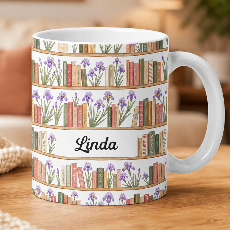 Custom-Name-&-Birth-Flowers-Book-Lovers-Gifts-For-Her-Friends-Book-Club-Personalized-Mug-5