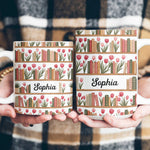 Custom-Name-&-Birth-Flowers-Book-Lovers-Gifts-For-Her-Friends-Book-Club-Personalized-Mug-6