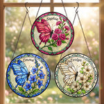 Custom-Name-&-Birth-Flowers-Butterfly-Art-Personalized-Window-Hanging-Suncatcher-1