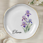 Custom-Name-&-Birth-Flowers-Gifts-For-Friends-Sisters-Birthday-Wedding-Gifts-Personalized-Jewelry-Dish-3