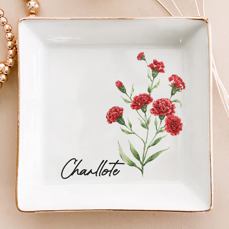 Custom-Name-&-Birth-Flowers-Gifts-For-Friends-Sisters-Birthday-Wedding-Gifts-Personalized-Jewelry-Dish-5
