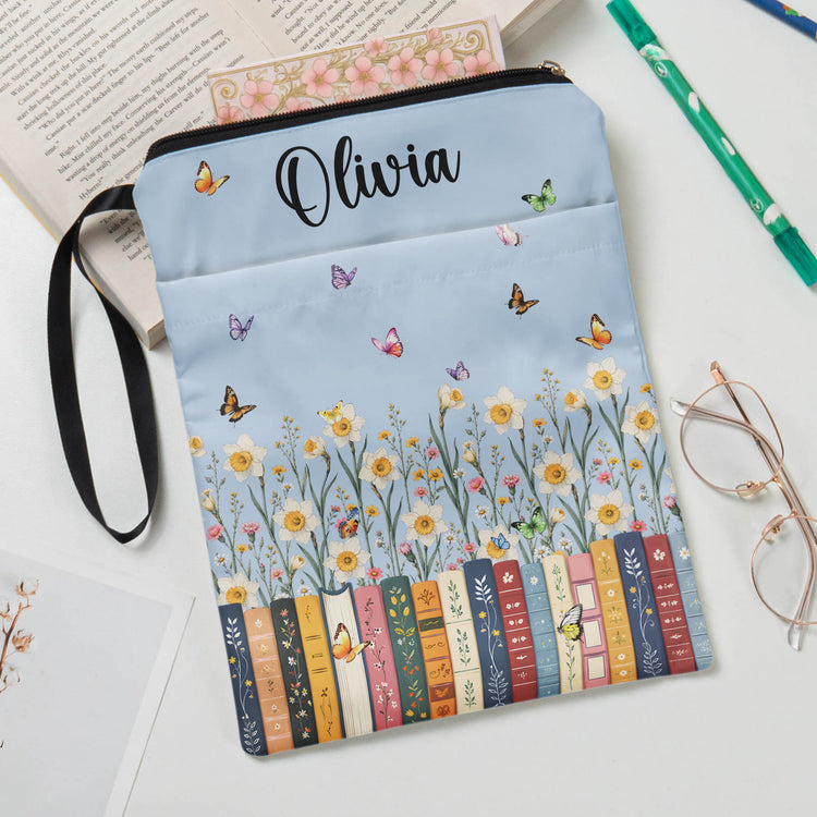 Custom-Name-&-Birthflower-For-Book-Lovers,-Book-Clubs-Personalized-Book-Sleeve-2