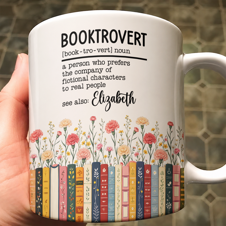 Custom-Name-&-Birthflower-For-Book-Lovers,-Book-Clubs-Personalized-Mug1