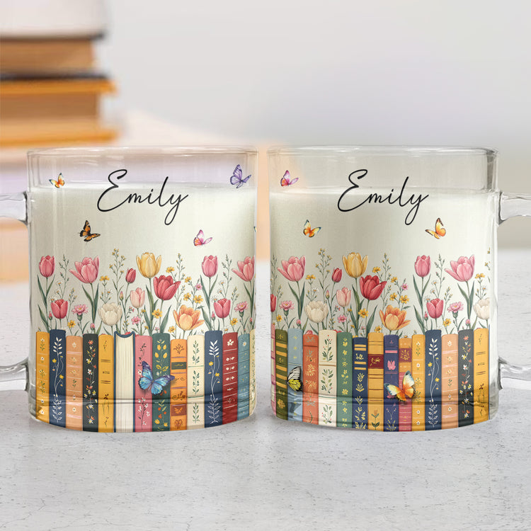 Custom-Name-&-Birthflower-For-Book-Lovers,-Book-Clubs-Personalized-Mugs-4