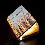Custom-Name-&-Birthflower-For-Book-Lovers,-Book-Clubs-Personalized-Night-Light