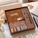 Custom-Name-&-Birthflower-For-Book-Lovers,-Book-Clubs-Personalized-Notebook-Set0