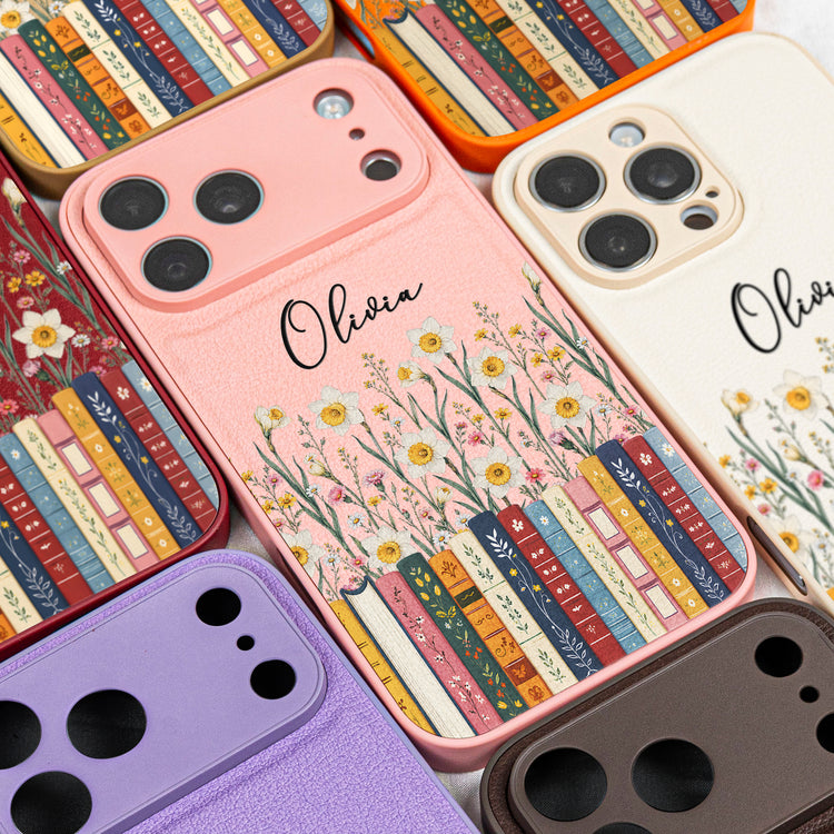 Custom-Name-&-Birthflower-For-Book-Lovers,-Book-Clubs-Personalized-Phone-Case4