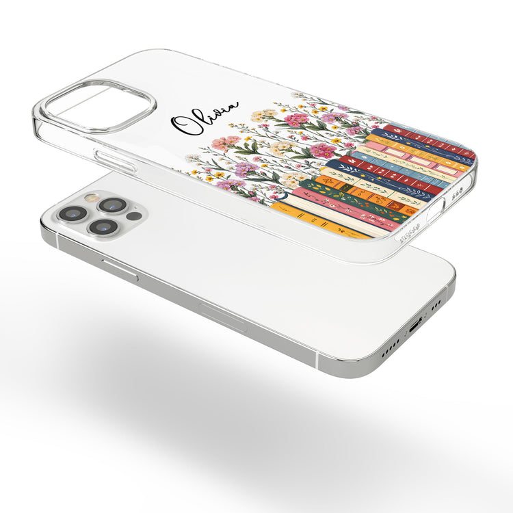 Custom-Name-&-Birthflower-For-Book-Lovers,-Book-Clubs-Personalized-Phone-Case-9