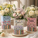 Custom-Name-&-Birthflower-For-Book-Lovers,-Book-Clubs-Personalized-Vase1