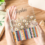 Custom-Name-&-Birthflower-For-Book-Lovers-Book-Clubs-Personalized-Vase4