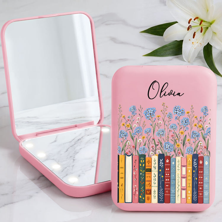 Custom-Name-&-Birthflower-For-Book-Lovers-Personalized-Mirror-3