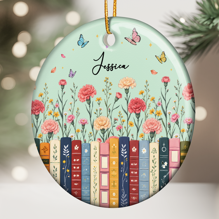 Custom-Name-&-Birthflower-For-Book-Lovers-Personalized-Ornament4