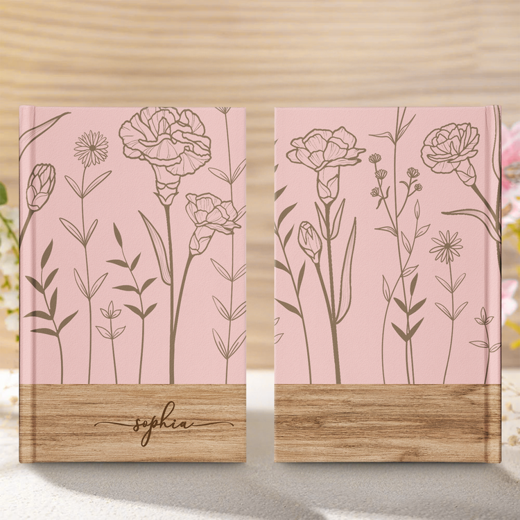 Custom-Name-&-Birthflower-For-Her-Personalized-Journal-3