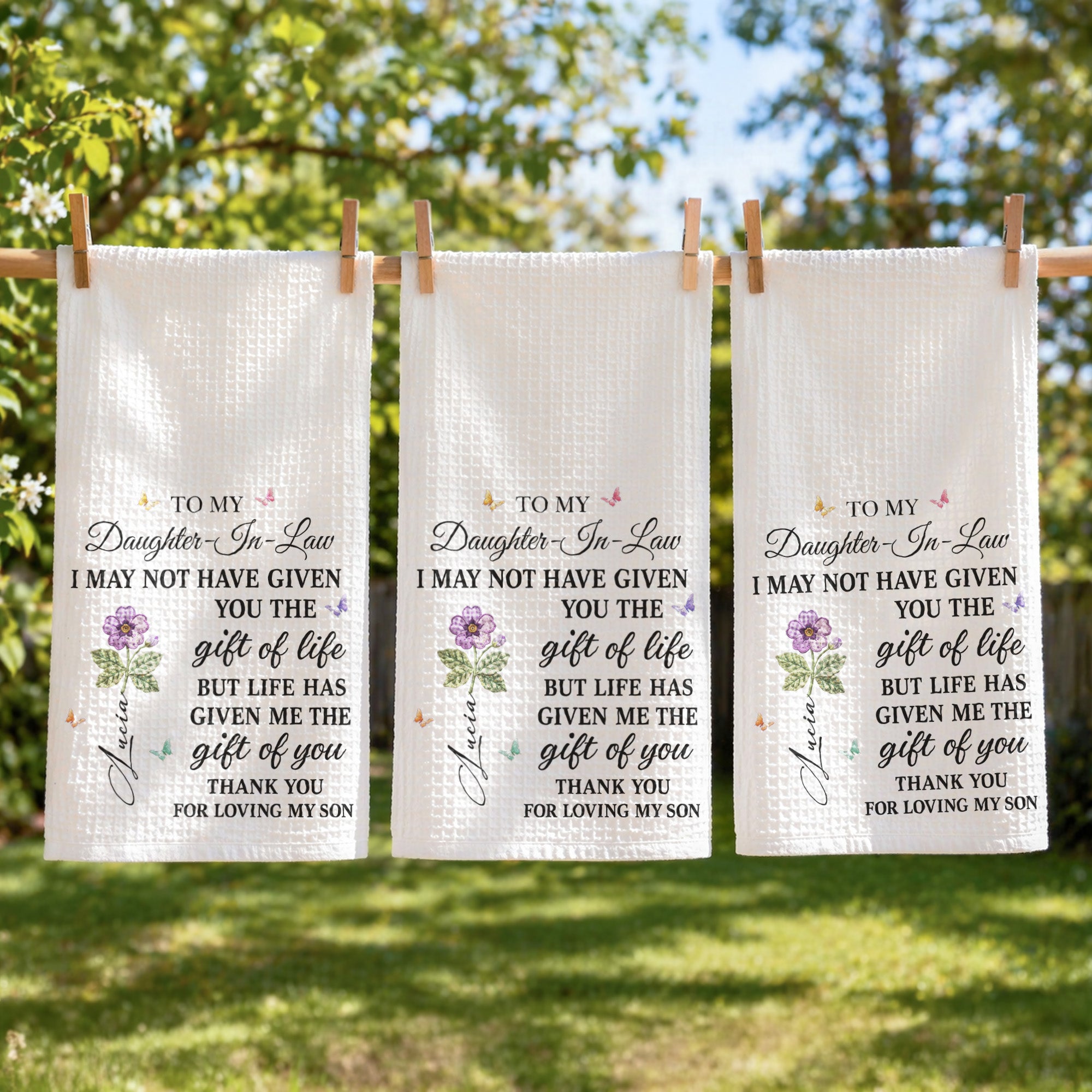 Custom-Name-&-Birthflower-Gift-For-Daughter-In-Law--Personalized-Kitchen-Towel-2