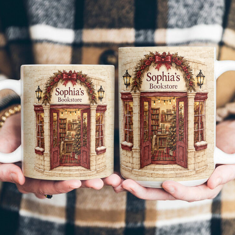 Custom-Name-Bookstore-Christmas-Personalized-Mug