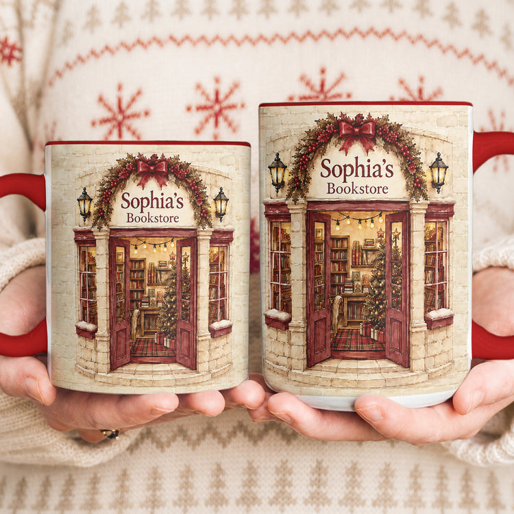 Custom-Name-Bookstore-Christmas-Personalized-Mug