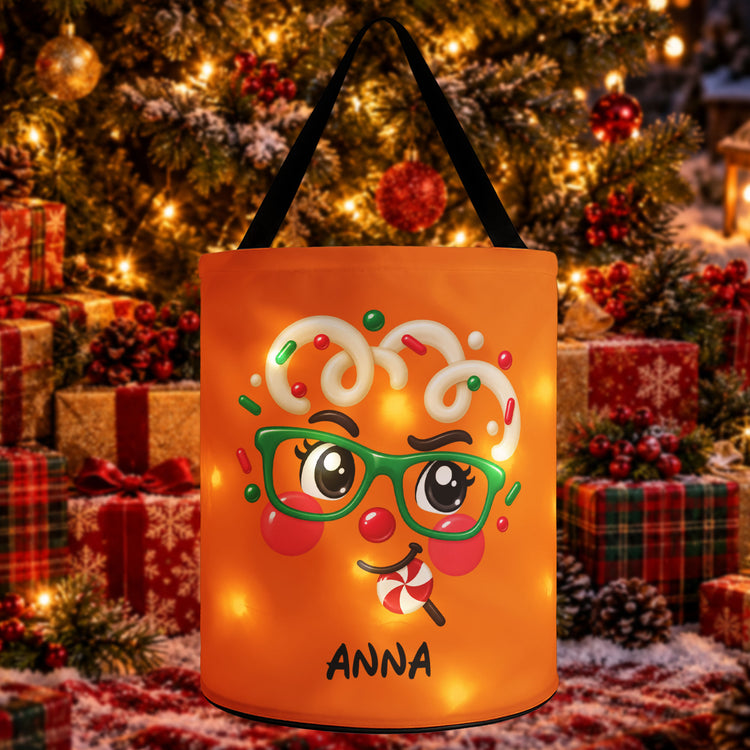 Custom-Name-&-Character-Gingerbread,-Snowman,-Elf,-Santa-For-Kids-Personalized-Basket-1