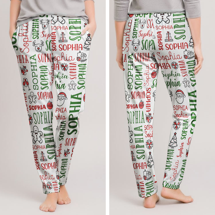 Custom-Name-Christmas-Gifts-For-Family-Members-Kids-Personalized-Lounge-Pants-8