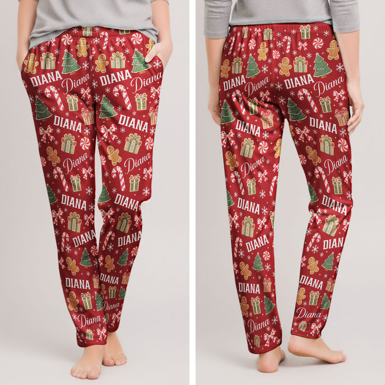 Custom-Name-Christmas-Pattern-For-Family-Members-Siblings-Friends-Personalized-Lounge-Pants-3