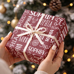 Custom-Name-Christmas-Preparing-Gifts-Personalized-Wrapping-Paper-2