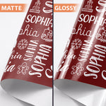 Custom-Name-Christmas-Preparing-Gifts-Personalized-Wrapping-Paper-5