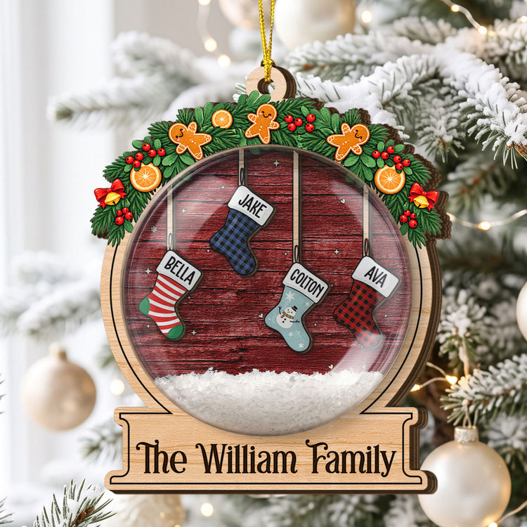 Custom-Name-Christmas-Snow-Globe-Ornament-2026,-Stocking-Decoration,-Christmas-Tree-Hanging-Ornament,-Holiday-Gift-Family-Christmas-Together-Personalized-Ornament-2