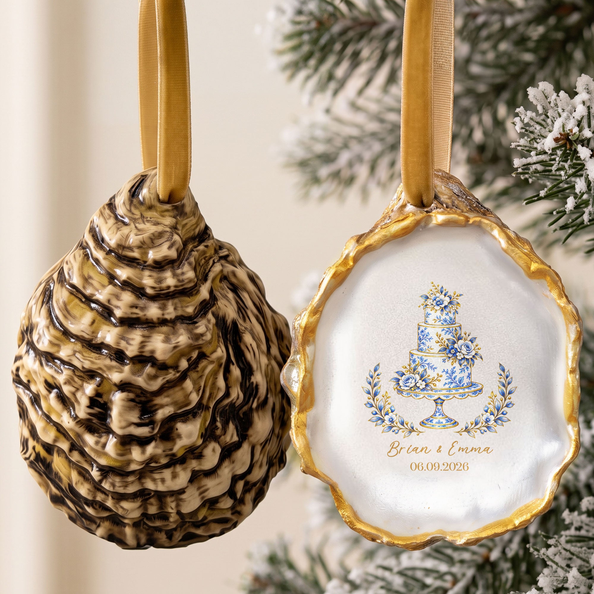 Custom-Name-&-Date-First-Christmas-Couple-Wedding-Christmas-Gifts-Personalized-Ornament-4