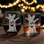 Custom-Name-&-Date-Tree-Of-Love-Personalized-Whiskey-Glass-And-Win-Glass-Set-5