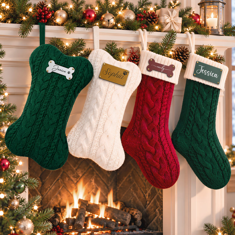 Custom-Name-Family-Member-Leather-Patch-Santa-Christmas-Gift-Personalized-Stocking-1