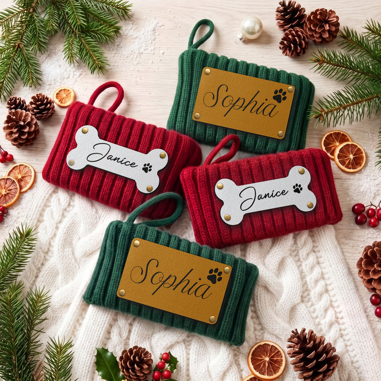 Custom-Name-Family-Member-Leather-Patch-Santa-Christmas-Gift-Personalized-Stocking-3