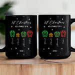 Custom-Name-First-Christmas-As-A-Family-Of-Four-Two-Three-Five-Six-Seven-Eight-Footprints-Personalized-Mug-3