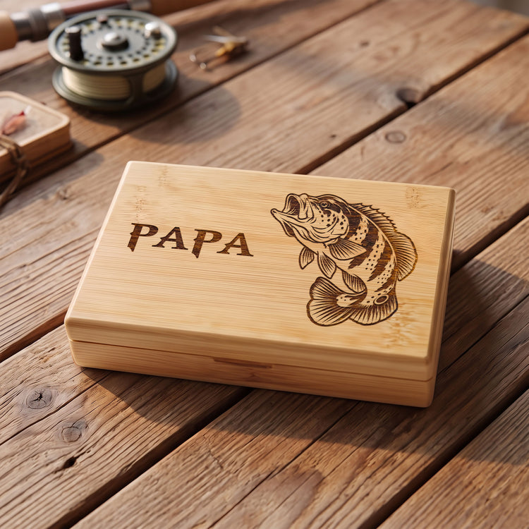 Custom-Name-&-Fish-Engraved-Fishing-Gifts-For-Him-Husband-Dad-Grandpa-Personalized-Fly-Box-3