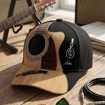 Custom Name Gift For Guitarist, Guitar Lover - Personalized Cap