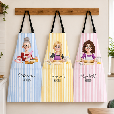 Custom Name Gifts Baking Lovers - Personalized Apron